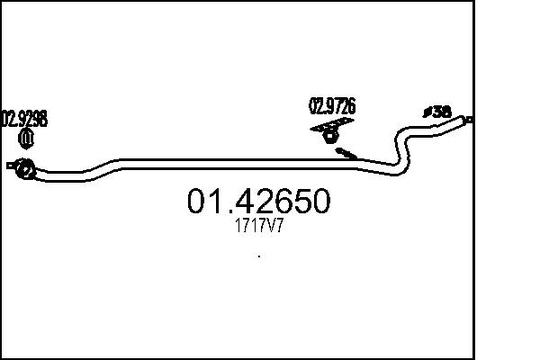 Pakoputki MTS 01.42650