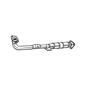 Katalysaattori, Edessä, honda civic hatchback vii, civic sedan vii, 18160PLHE00, 18160PLHE10, 18160PLHG10