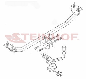 Vetokoukku, vakio, toyota avensis, avensis liftback