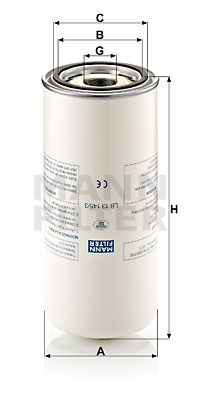 Suodatin, paineilma MANN-FILTER LB 13 145/3