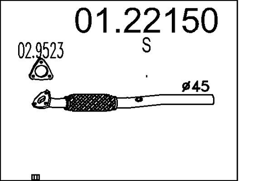 Pakoputki MTS 01.22150