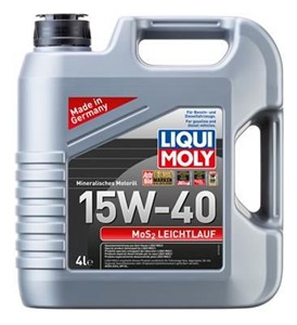 Moottoriöljy Liqui Moly Mos2 Leichtlauf 15W-40 4L, Universal