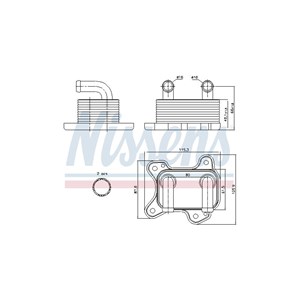Öljynjäähdytin, moottoriöljy, chevrolet,opel,vauxhall, 650616, 97223705
