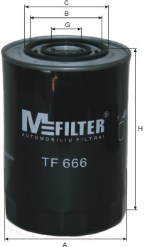 Öljynsuodatin MFILTER TF 666
