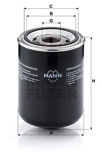 Öljynsuodatin MANN-FILTER W 1374/5