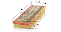 Ilmansuodatin, mercedes-benz t2/ln1 buss, t2/ln1 flak/chassi, t2/ln1 lok, t2/ln1 skåp, t2/ln1 tipp, 002 094 92 04, 002 094 94 04, A 002