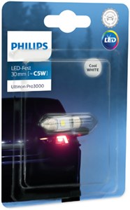 Polttimo, sisävalaistus PHILIPS 6000K Pro3000 LED SV8,5-8, Takana, volvo,ssangyong,isuzu,toyota,mazda