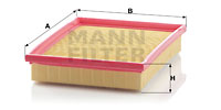 Ilmansuodatin MANN-FILTER C 2256/2