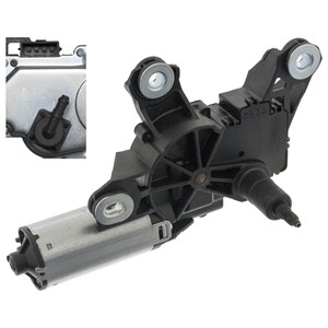Pyyhkijän moottori, Takana, audi a3, a3 sportback, a4 b6 avant, a4 b7, a4 b7 avant, q5, q7, 8E9 955 711 A, 8E9 955 711 B, 8E9 955 711 C,