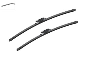 Flatblade-pyyhinsulka (rungoton), Edessä, mercedes-benz,renault,saab, 77 01 070 542, 77 01 070 544