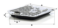 Hydrauliikkasuodatin, automaattivaihteisto MANN-FILTER H 2522 x KIT