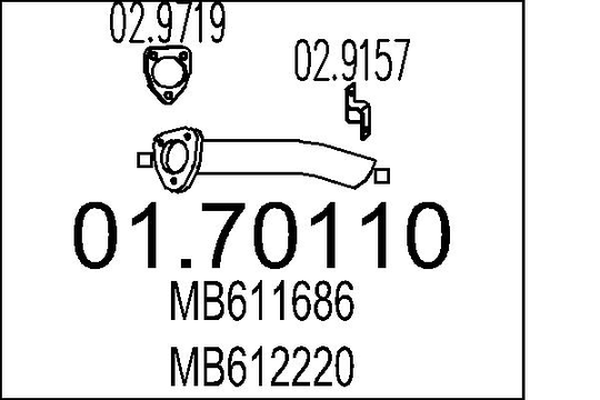 Pakoputki MTS 01.70110