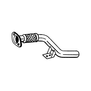 Pakoputki, Edessä, renault captur i, clio iv, clio grandtour iv, clio skåp / kombi iv, clio skåp/halvkombi iv, 200102311R, 200107202R, 2