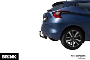 Vetokoukku, irrotettava, nissan micra v