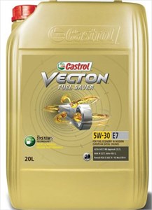Moottoriöljy Castrol Vecton Fuel Saver 5W-30 E7 20L, Universal