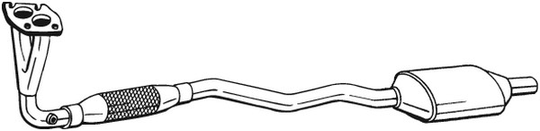 Katalysaattori, Edessä, opel, 24418589, 24418591, 5854198, 5854261, 5854262, 5854401, 5854403, 854442, 854445, 90531255, 90531265