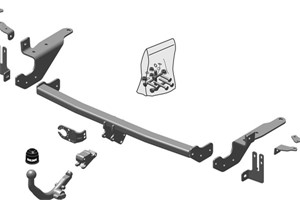 Vetokoukku, irrotettava, toyota rav 4 iii