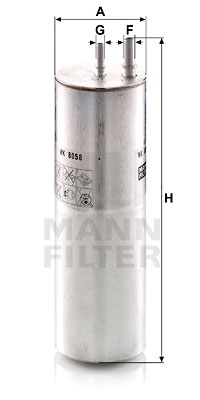 Polttoainesuodatin MANN-FILTER WK 8058
