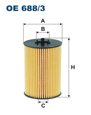 Öljynsuodatin FILTRON OE 688/3