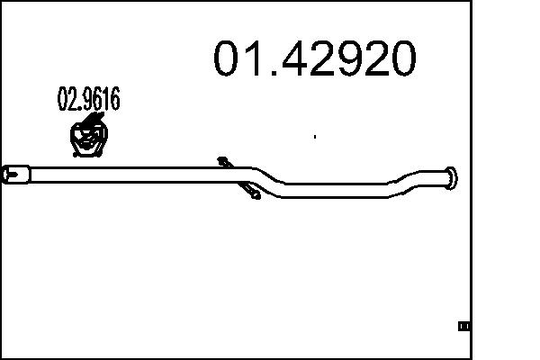 Pakoputki MTS 01.42920