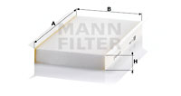 Raitisilmasuodatin MANN-FILTER CU 2747