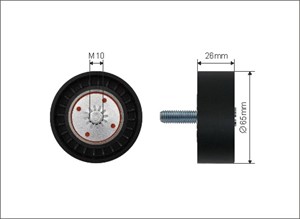 Ohjainrulla, hammashihna, chevrolet captiva, cruze, epica, lacetti, nubira kombi, nubira sedan, opel antara a, 4805176, 96440326