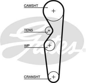 Hammashihna, ford sierra ii, sierra halvkombi ii, sierra turnier ii, 000 980 93 02, 0009809302, 002 980 20 02, 002 980 65 02, 0029802002