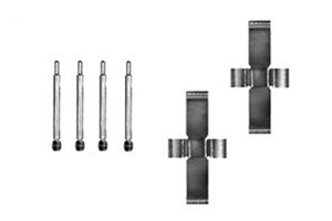 Tarvikesarja, jarrupala, Etuakseli, mercedes-benz, 004 092 40 00, 40924000, A 004 092 40 00