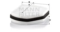 Raitisilmasuodatin MANN-FILTER CU 2897