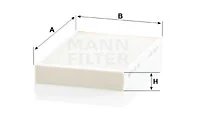 Raitisilmasuodatin MANN-FILTER CU 22 016