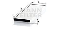 Raitisilmasuodatin MANN-FILTER CU 5067