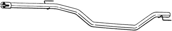 Pakoputki, Keskellä, opel signum halvkombi, vectra c kombi, 13139038, 5852290