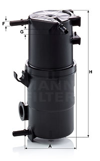 Polttoainesuodatin MANN-FILTER WK 10 034 z