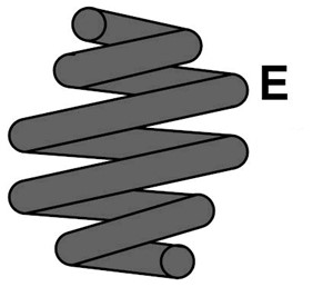 Jousi (auton jousitus), Taka-akseli, vw lupo i, 6E0 511 115K