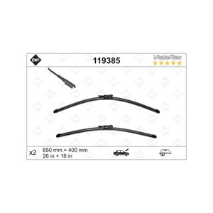Pyyhkijänsulka, Edessä, opel corsa d, corsa d skåp/halvkombi, corsa e, corsa e skåp/halvkombi, 1272004, 1272005, 1272111, 93189190