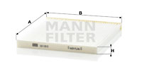 Raitisilmasuodatin MANN-FILTER CU 1912