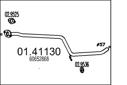 Pakoputki MTS 01.41130