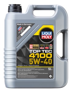 Moottoriöljy Liqui Moly Top Tec 4100 5W-40 5L, Universal