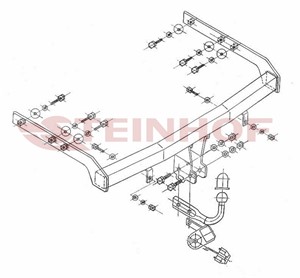 Vetokoukku, vakio, ford galaxy i, seat alhambra, vw sharan