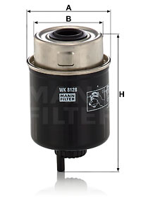 Polttoainesuodatin MANN-FILTER WK 8128