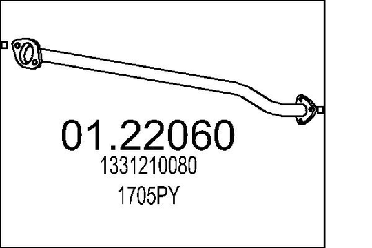 Pakoputki MTS 01.22060
