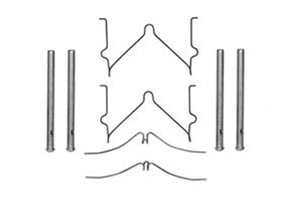 Tarvikesarja, jarrupala, Etuakseli, Keskellä, mazda 121 ii, 323 c iv, 323 f iv, 323 s iv, mx-3, 126112600, 126112601