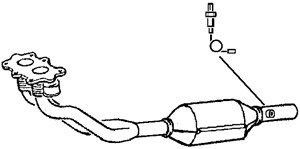 Katalysaattori, Edessä, audi,seat,skoda,vw, 1J0253058DX, 1J0253058KV, 1J0253058KX, 1J0254502QX