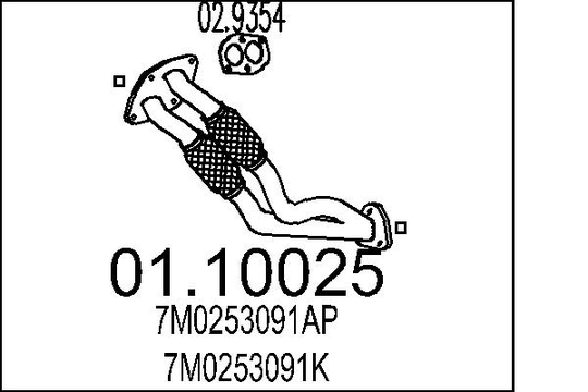Pakoputki MTS 01.10025