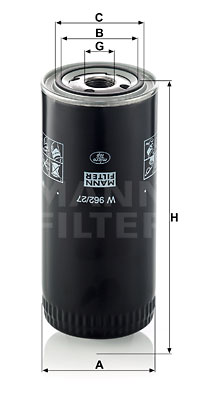 Öljynsuodatin MANN-FILTER W 962/27