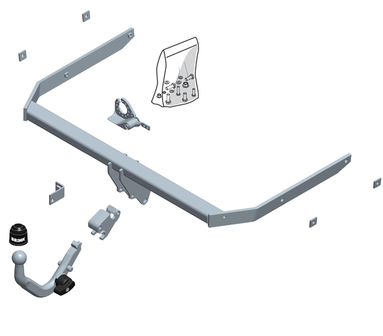 Vetokoukku BRINK 538700 Ford C-Max '03-, Focus '04-12, Grand C-Max '10-