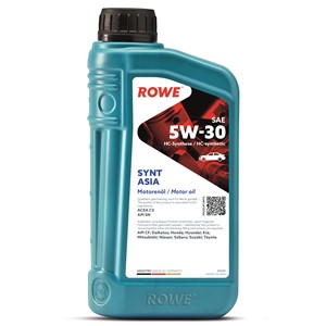 Moottoriöljy Rowe Hightec Synt Asia Sae 5W-30 1L, Universal