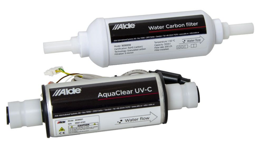 Vedenpuhdistusjärjestelmä Aquaclear Compact, Alde