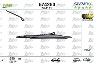 Pyyhkijänsulka, Etu, vasen, Etu, oikea, citroën,fiat,honda,kia,lexus,mazda,mercedes-benz,nissan,peugeot,smart,toyota, 6423L4, 6423-L4, 8