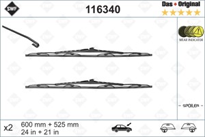 Pyyhkijänsulka, Edessä, nissan,opel,renault, 28 89 049 13R, 288904913R, 6272547